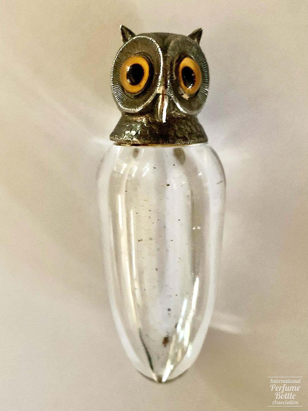 Owl Perfume With Silver Head