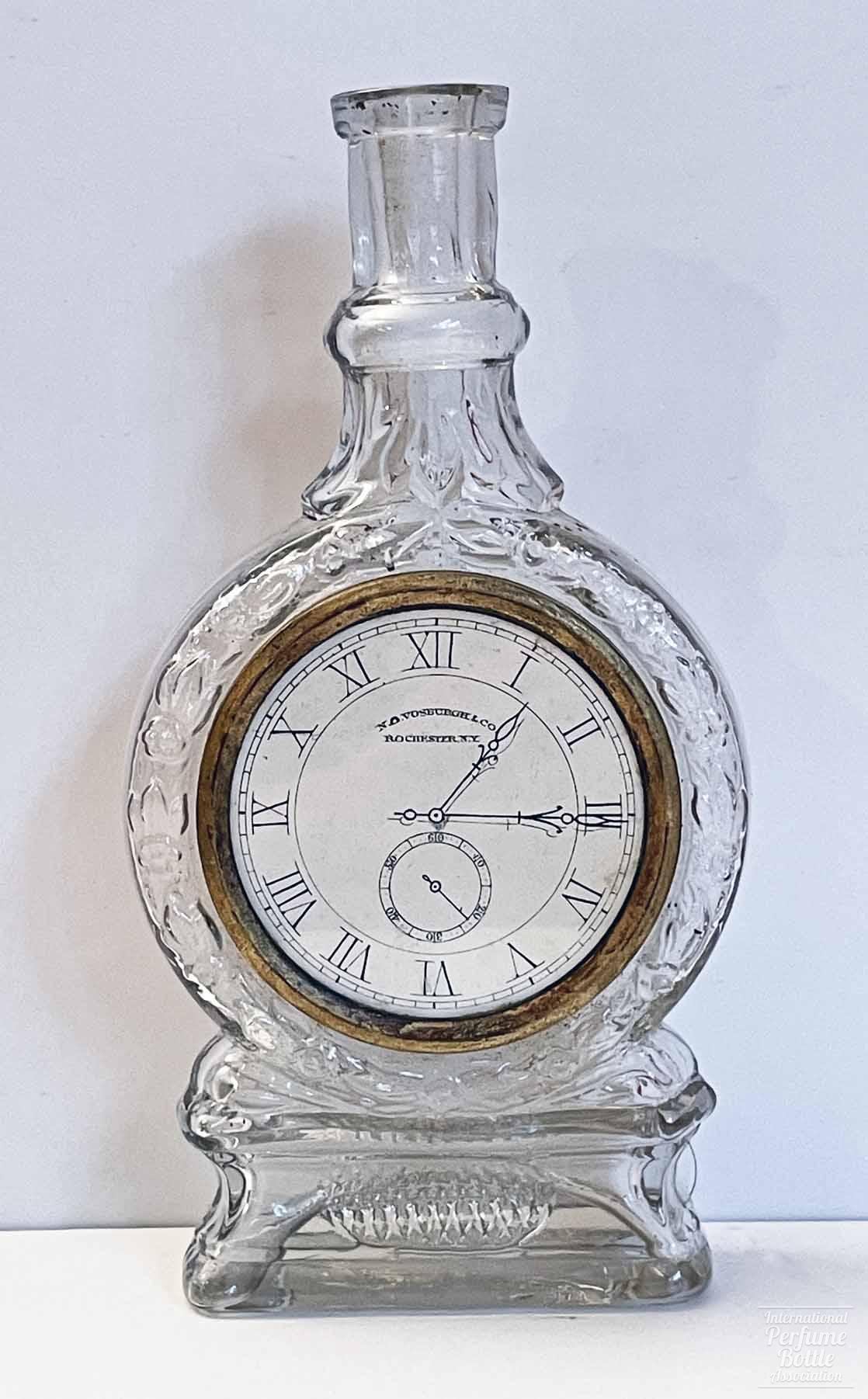 Clock Bottle by Vosburgh, LUG