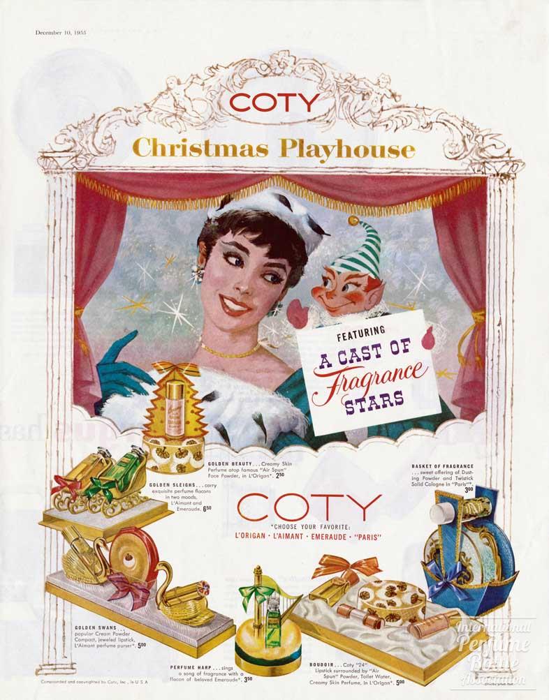 Christmas Gift Sets by Coty Advertisement - 1955