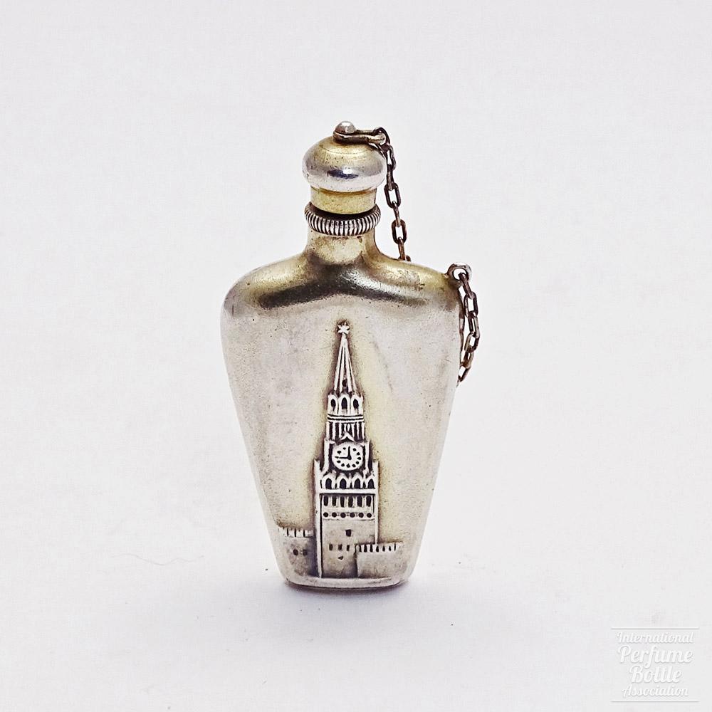 Silver Moscow Souvenir Bottle