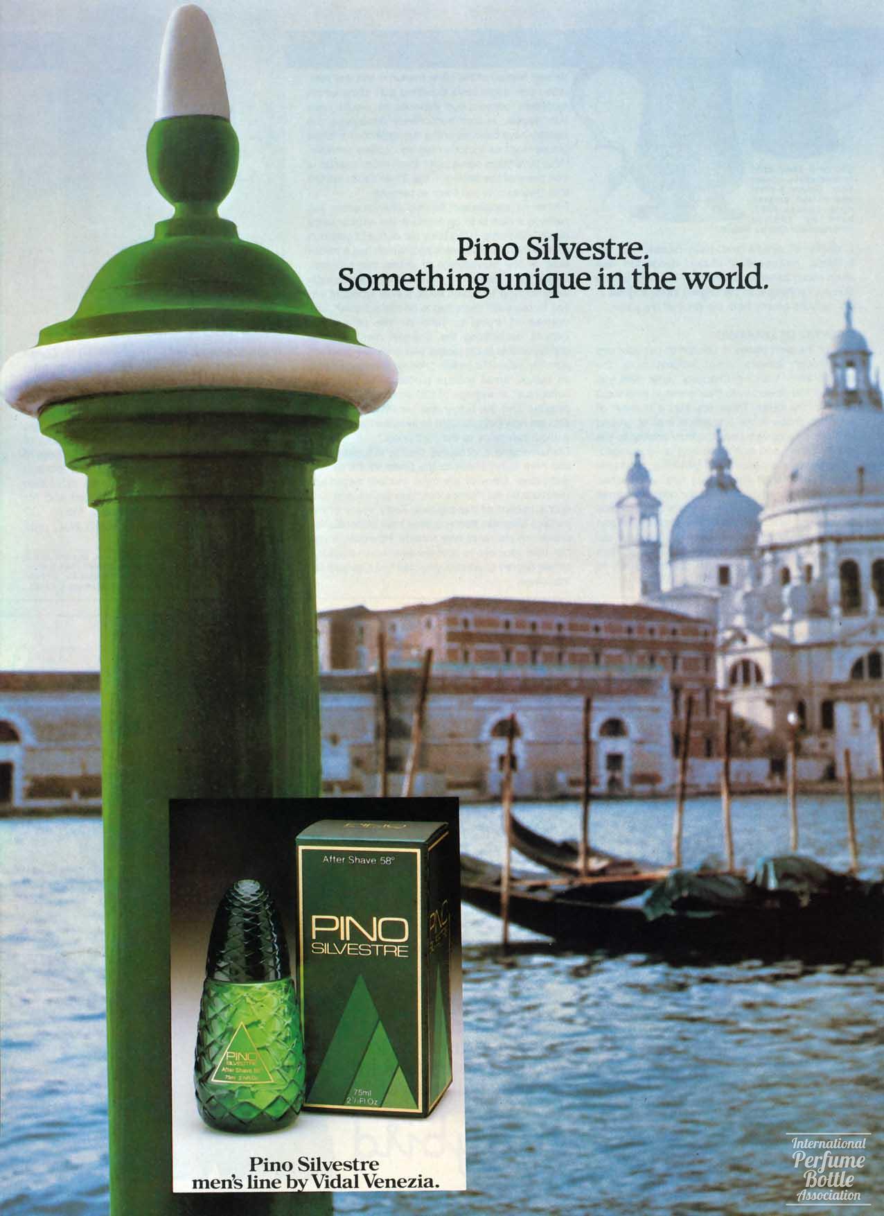 "Pino Silvestre" by Vidal Advertisement - 1982