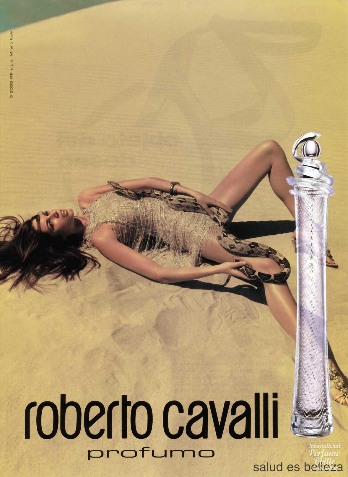 "Oro" by Roberto Cavalli Advertisement - 2004