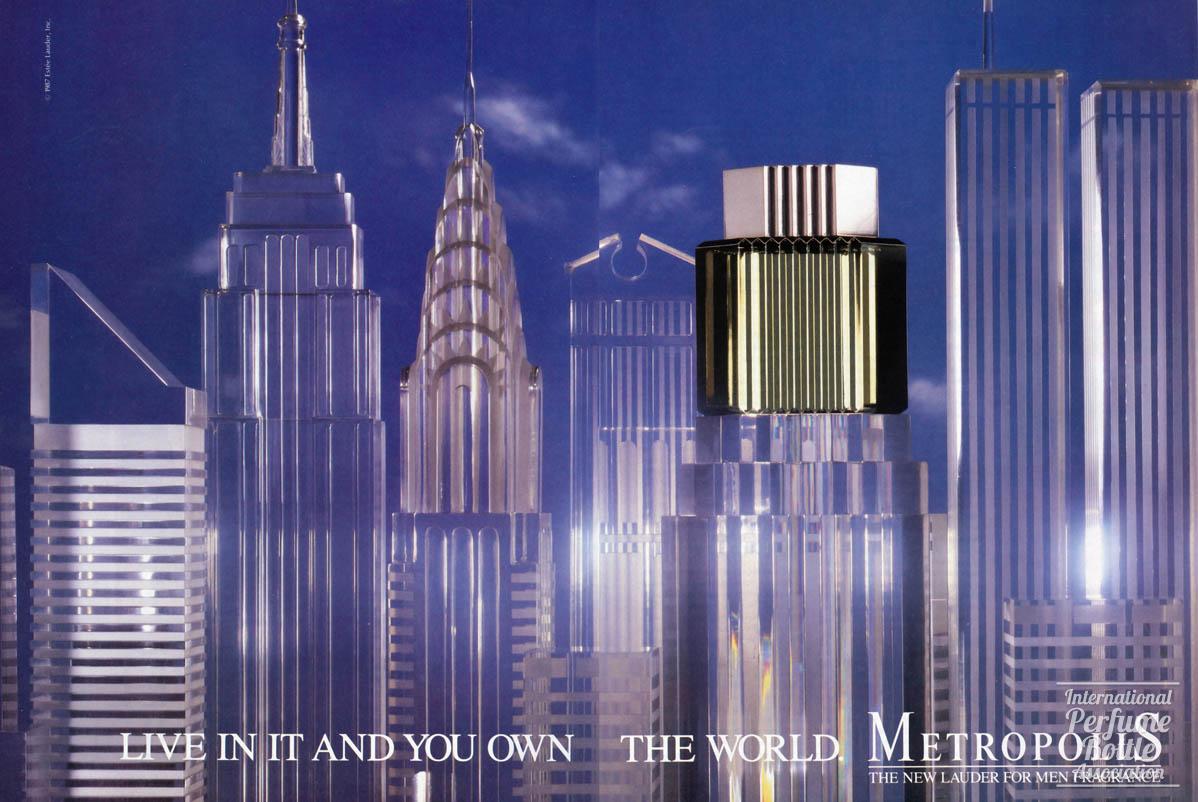 "Metropolis" by Estée Lauder Advertisement – 1987