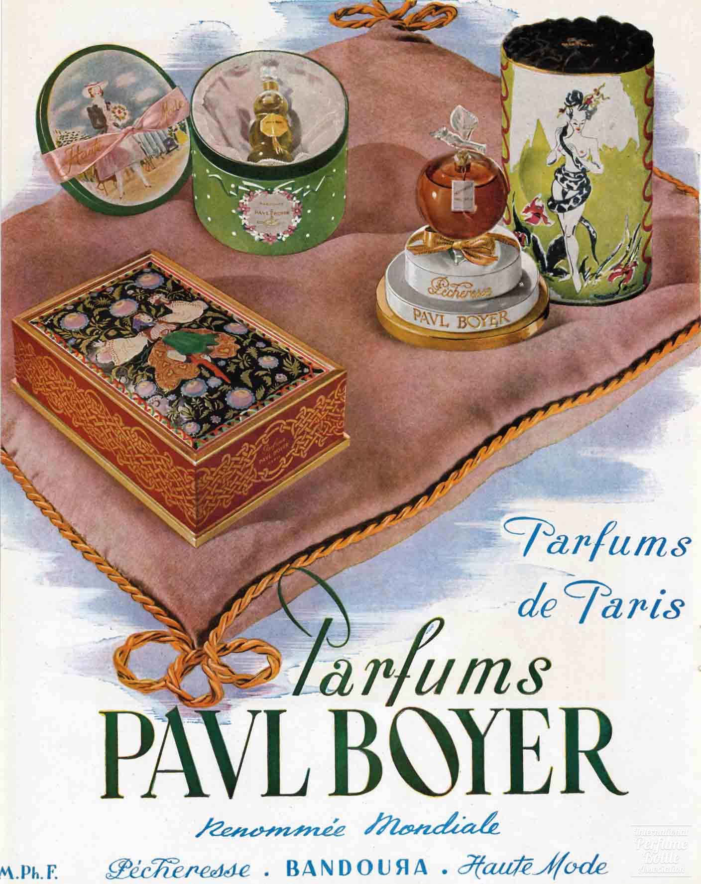 Parfums Paul Boyer Advertisement - 1946