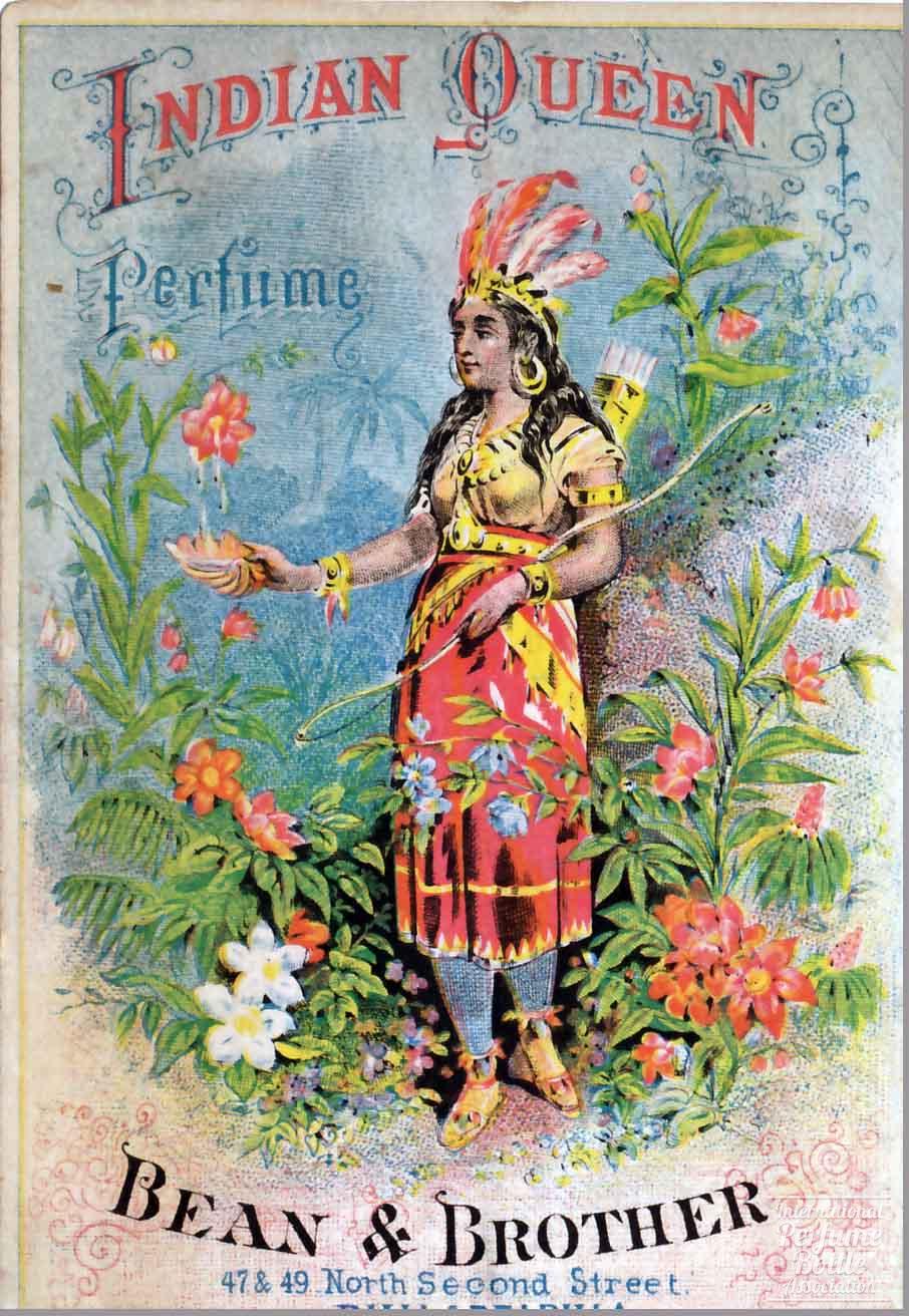 "Indian Queen" Trade Card by Bean & Brothers