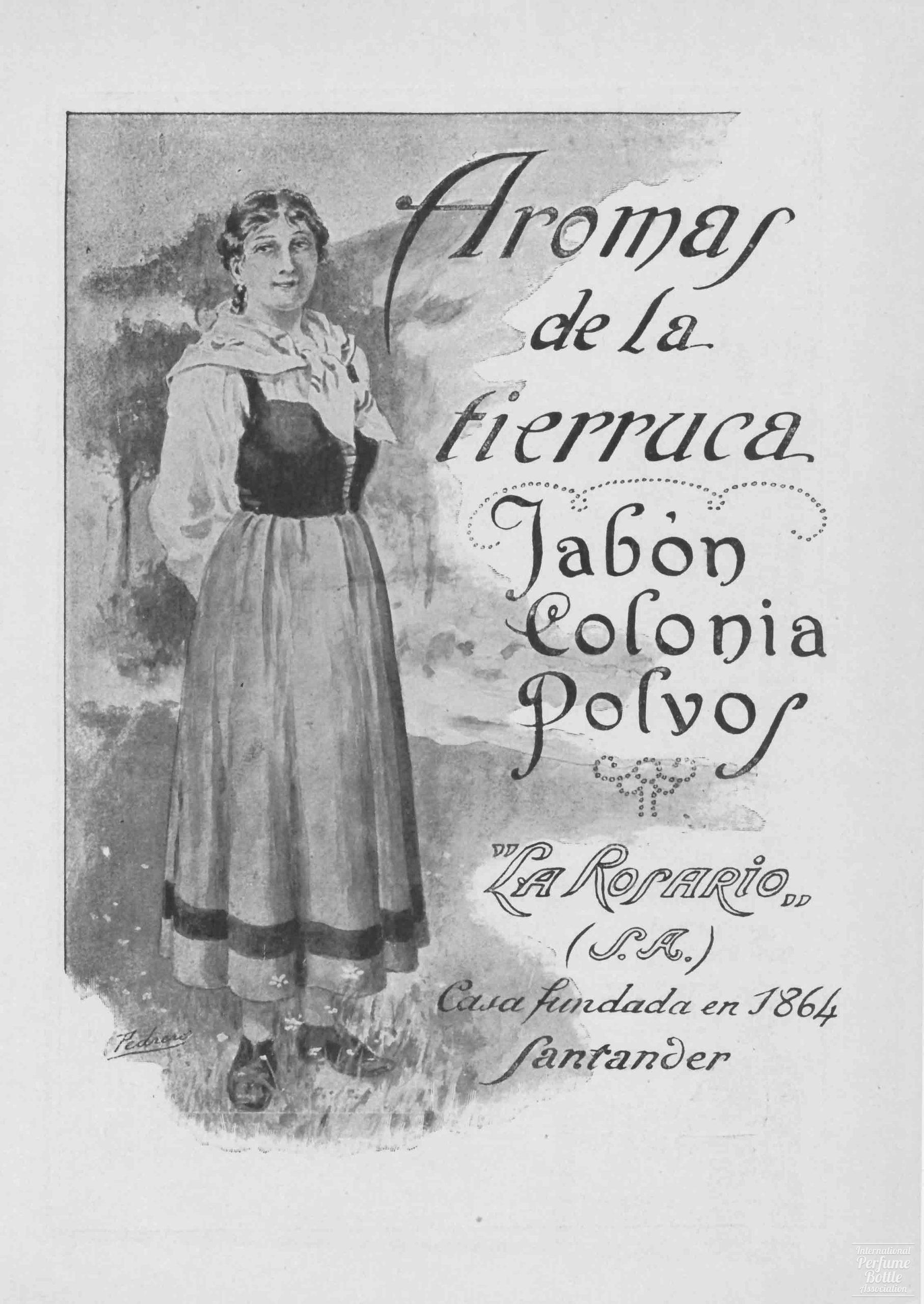 "Aromas de la Tierruca" by La Rosario Advertisement - 1924
