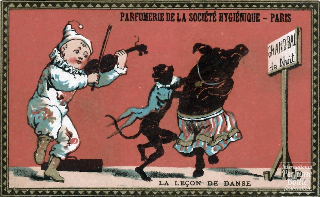 "La Leçon de Danse" Trade Card by Parfumerie de la Société Hygiénique