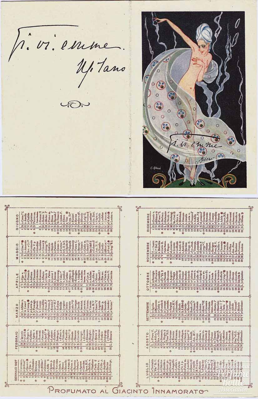 Scented Advertising Calendar by Gi. Vi. Emme