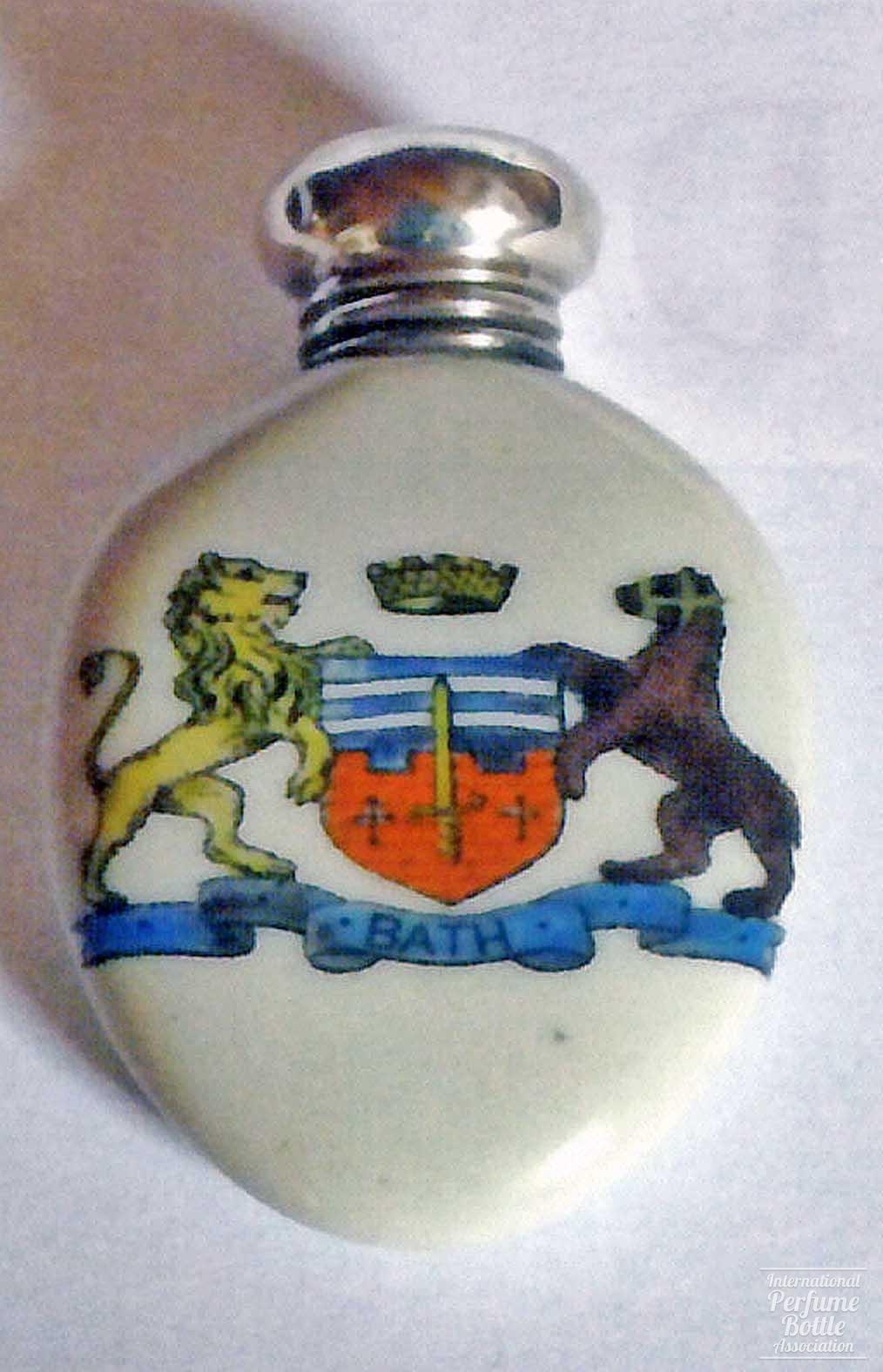 Crested Souvenir Bottle from Bath, England