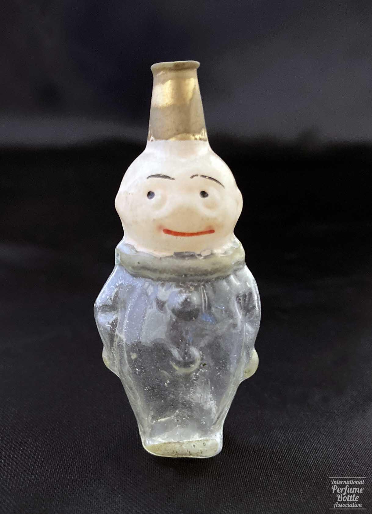 Hand Blown Clown Bottle