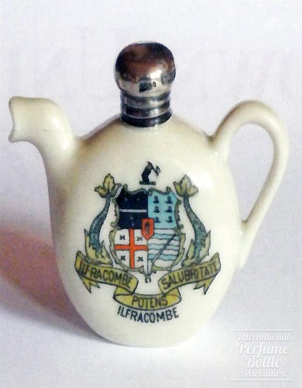 Crested Souvenir Bottle of Ilfracombe, England