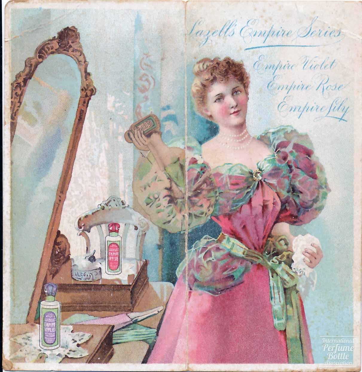 "Empire Series" Trade Card by Lazell With 1892 Calendar