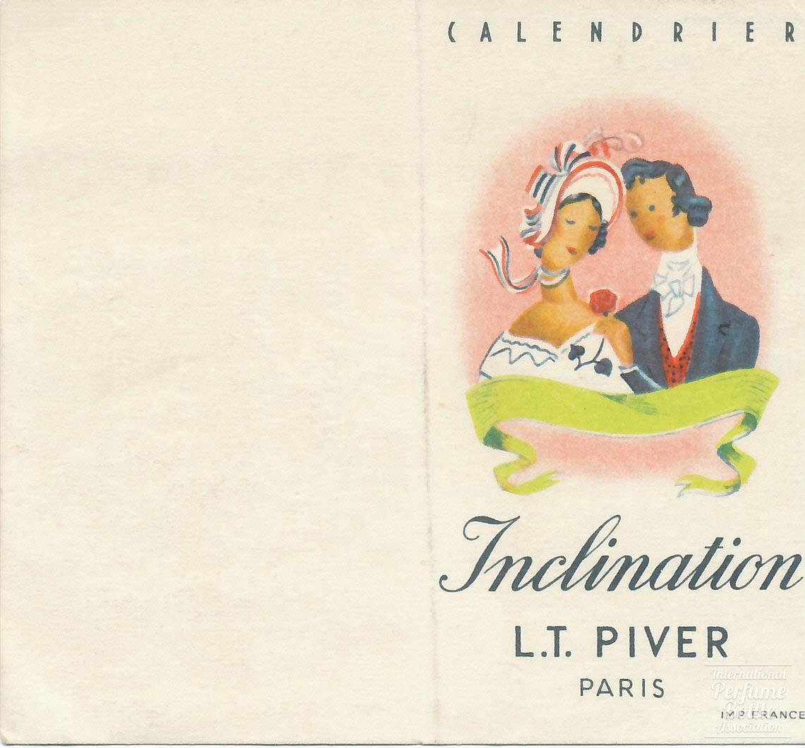 "Inclination" by L. T. Piver 1961 Advertising Calendar