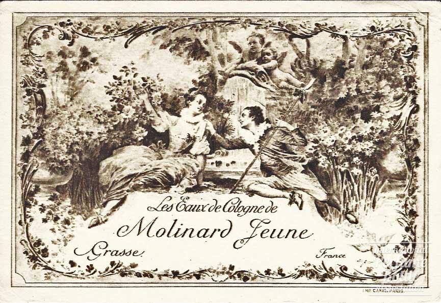 Eau de Cologne sample Card by Molinard Jeune
