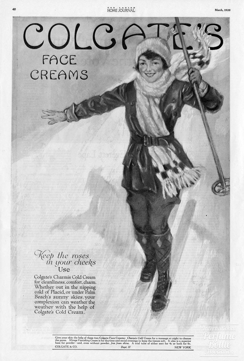 Cold Cream by Colgate Advertisement - 1920
