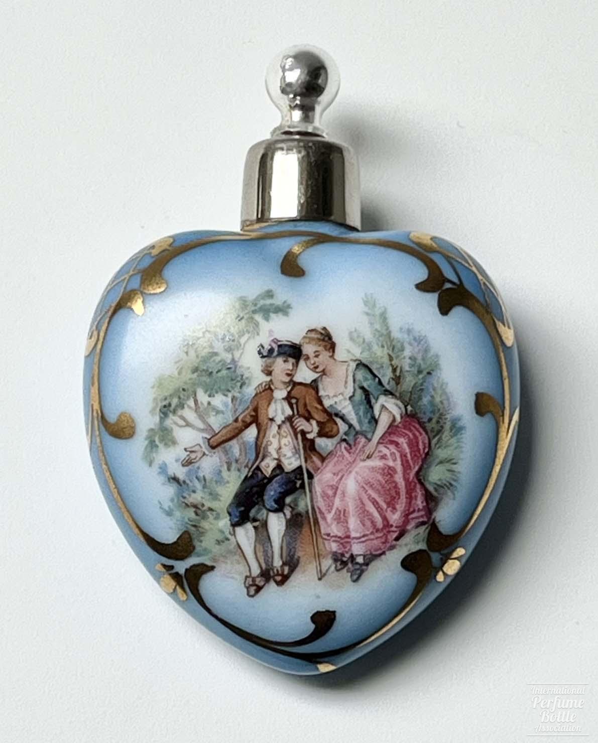 Czech Blue Heart Courting Couple