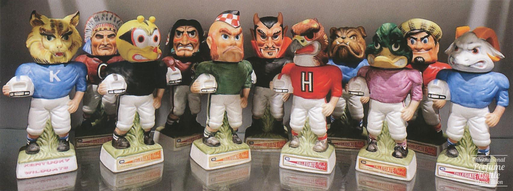 Collegiate Football Mascot Series by National Porcelain Co.