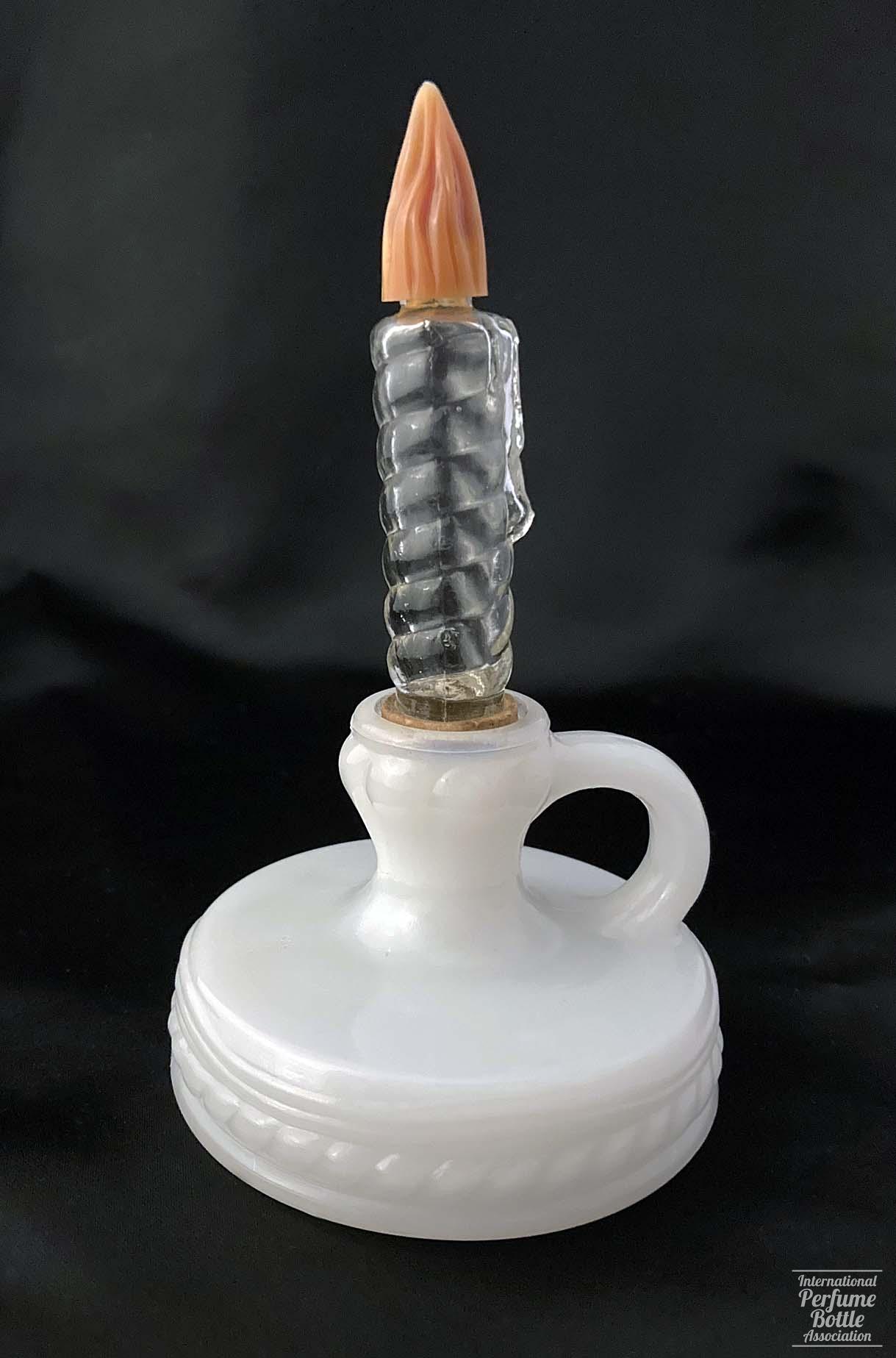 Candle Perfume in Milk Glass Holder by Lander