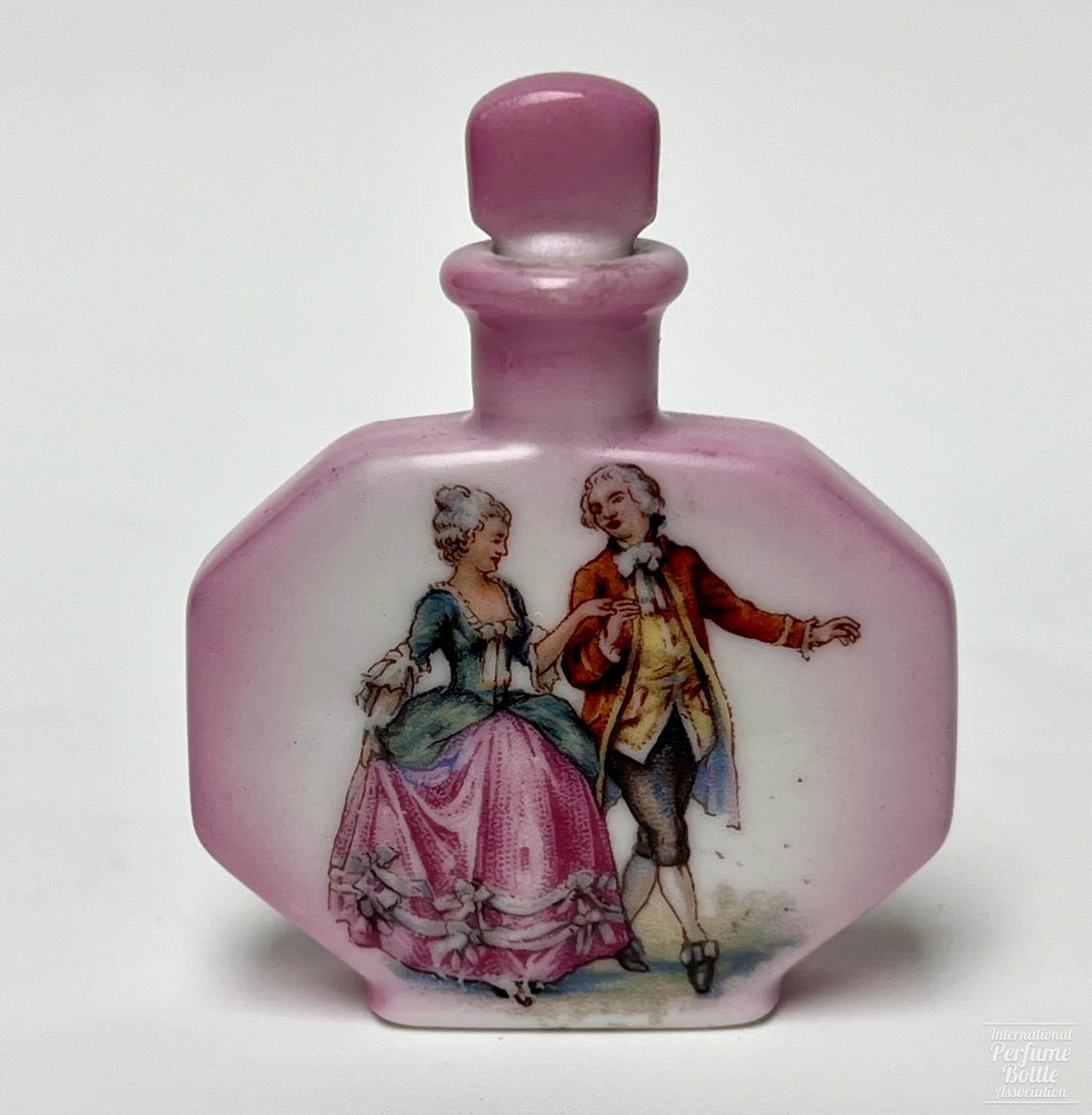Pink Porcelain Courting Couple
