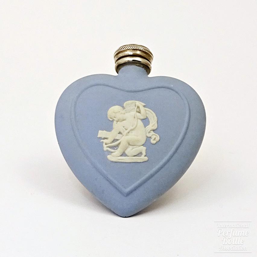 Heart Shaped Jasperware Bottle by Wedgwood