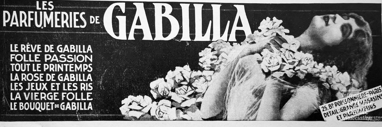 Parfums Gabilla Advertisement - 1912