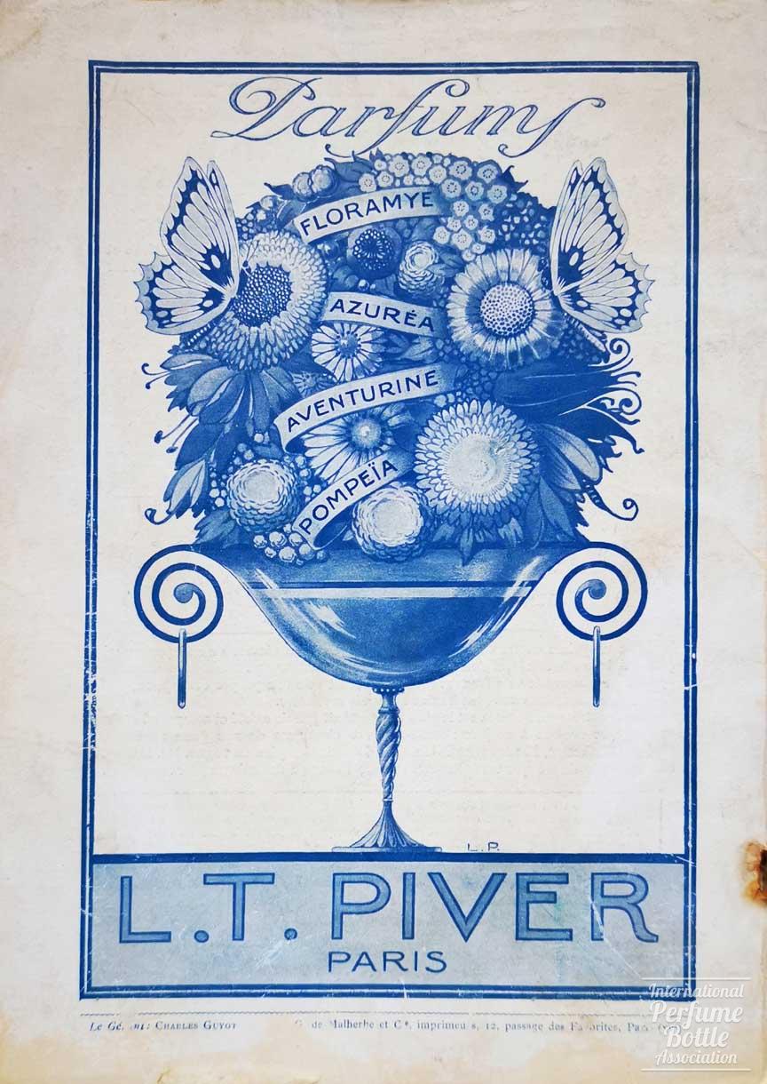 L. T. Piver Advertisement - 1913