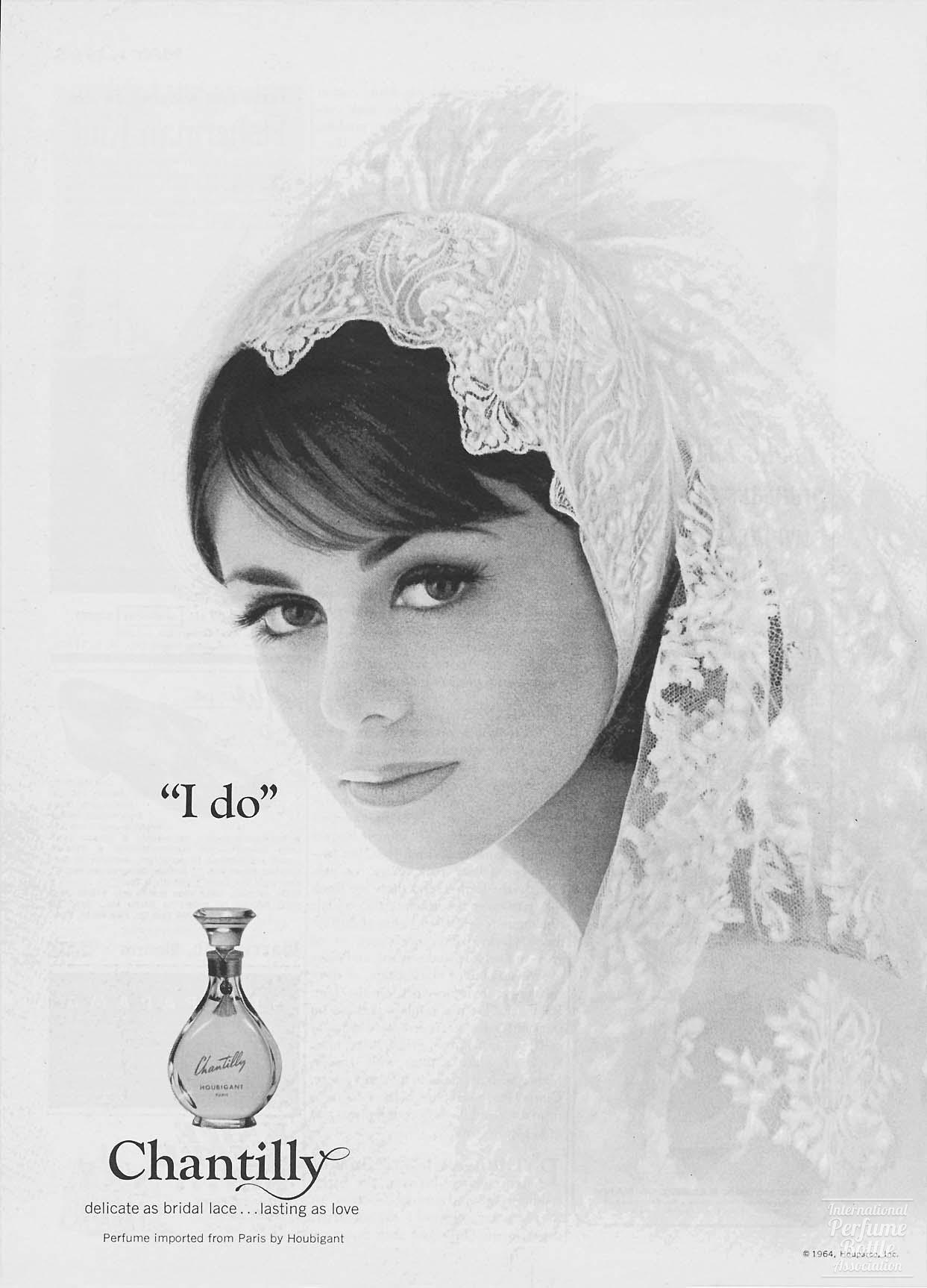 "Chantilly" by Houbigant Advertisement - 1964
