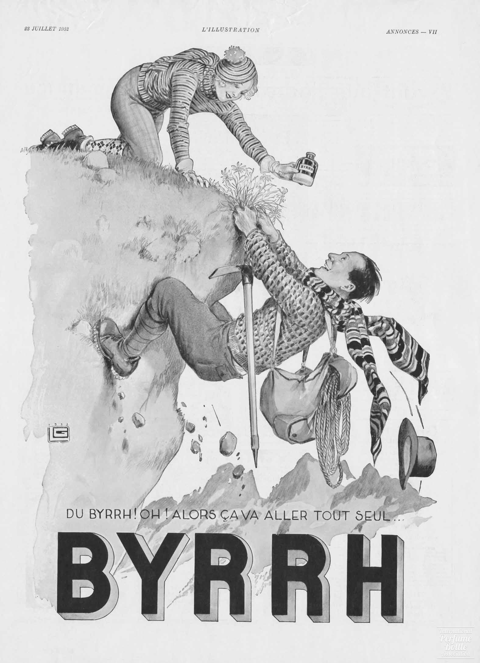 Parfums Byrrh Advertisement - 1932