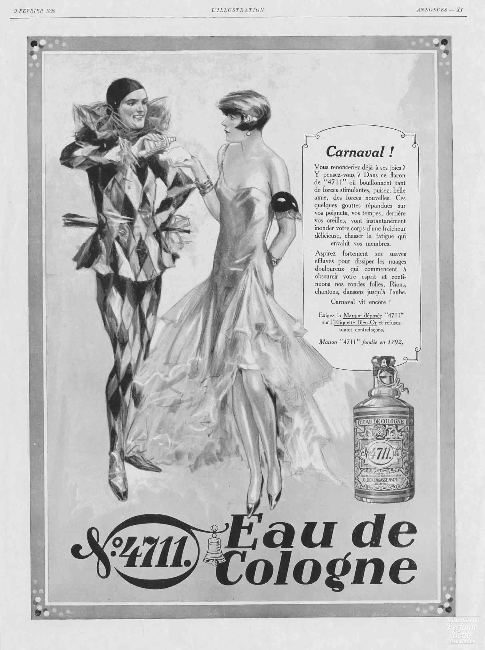 “4711 Eau de Cologne” by Mülhens Advertisement - 1929