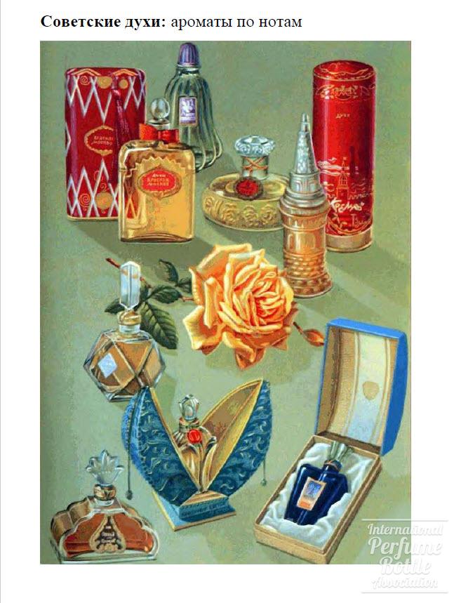 Catalog of Soviet Perfumes 1940-1990's