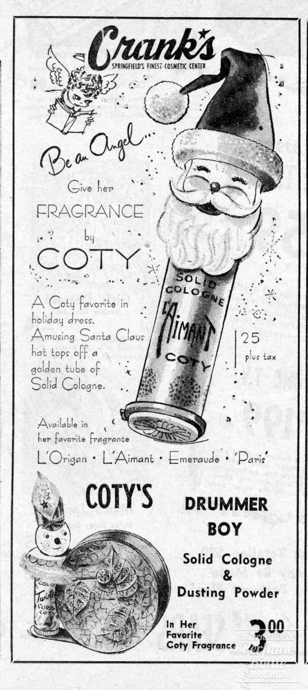 Christmas Presentations by Coty Advertisement - 1953