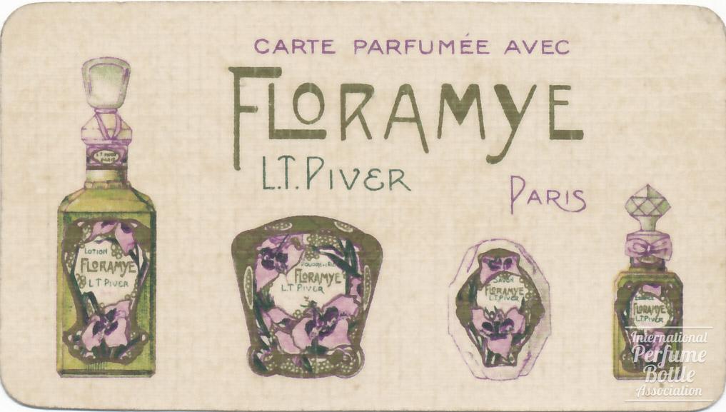 "Floramye" by L. T. Piver Advertising Calendar - 1929-1930