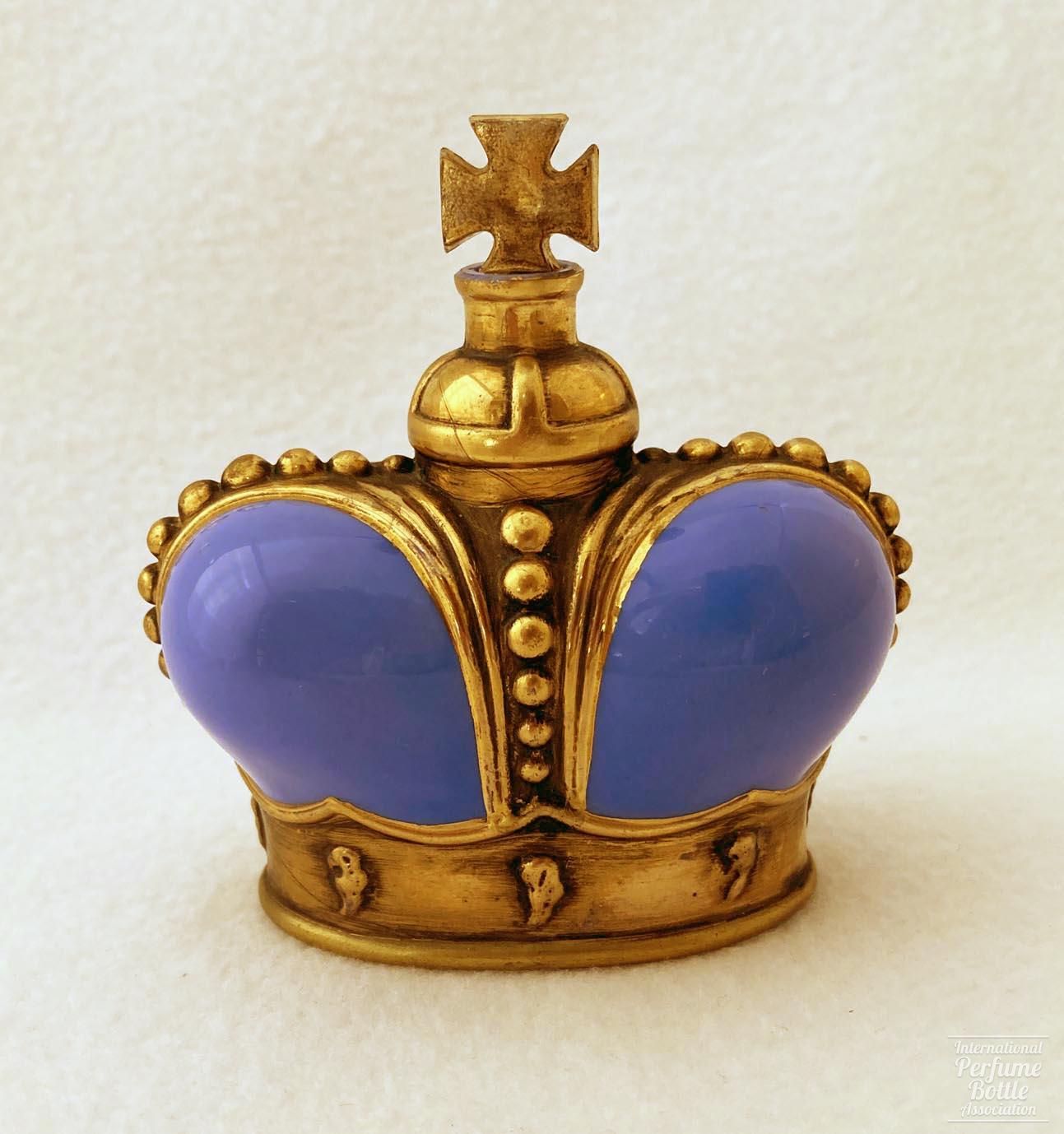 Periwinkle Blue Crown Bottle by Prince Matchabelli