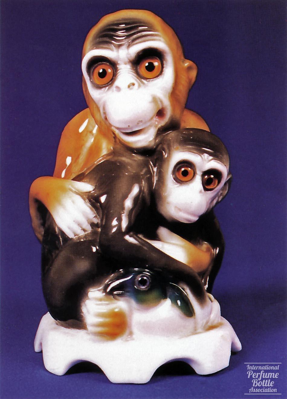 Two Monkeys Perfume Lamp