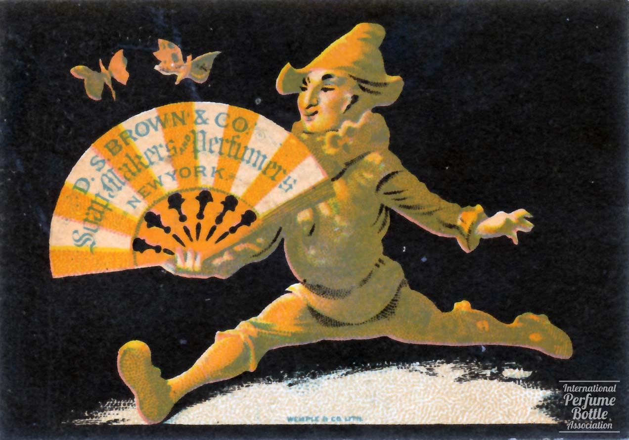 Clown Trade Card by D. S. Brown