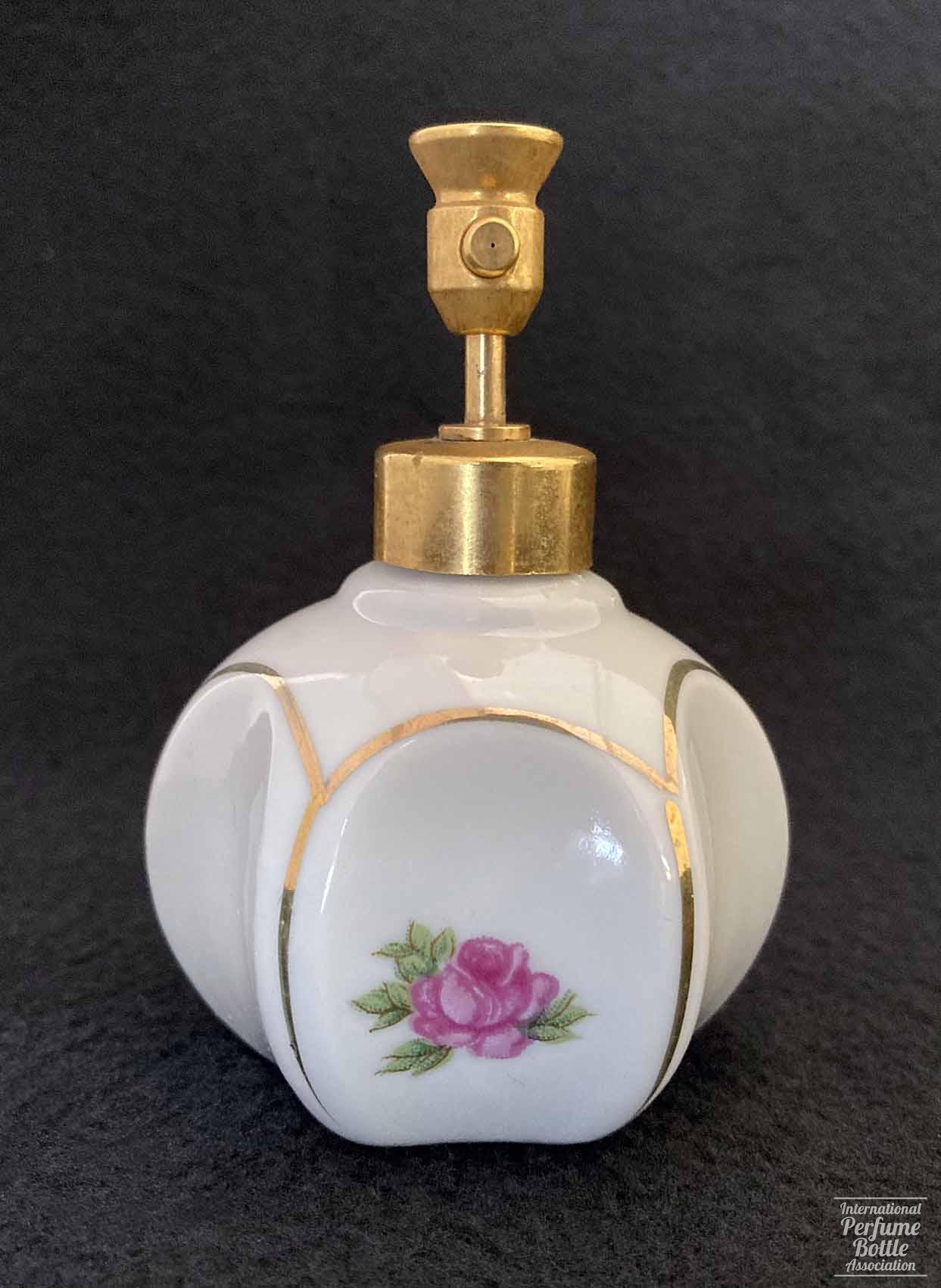 Porcelain Atomizer Decorated With Roses