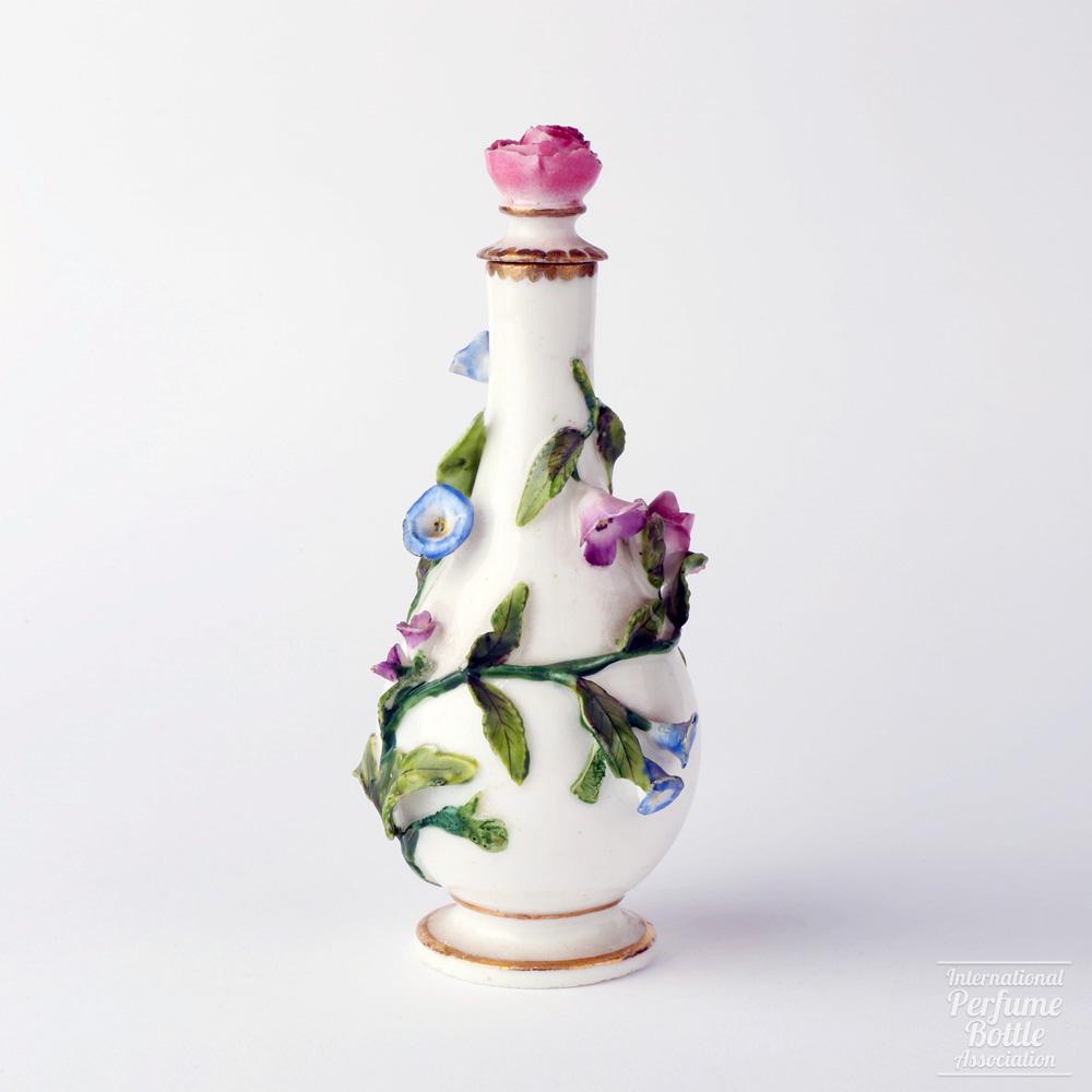 Floral Scent Bottle From Coalport