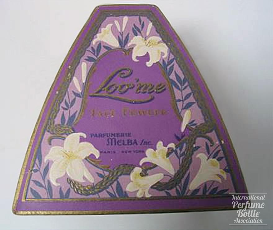 "Lov'Me" Powder Box by Melba
