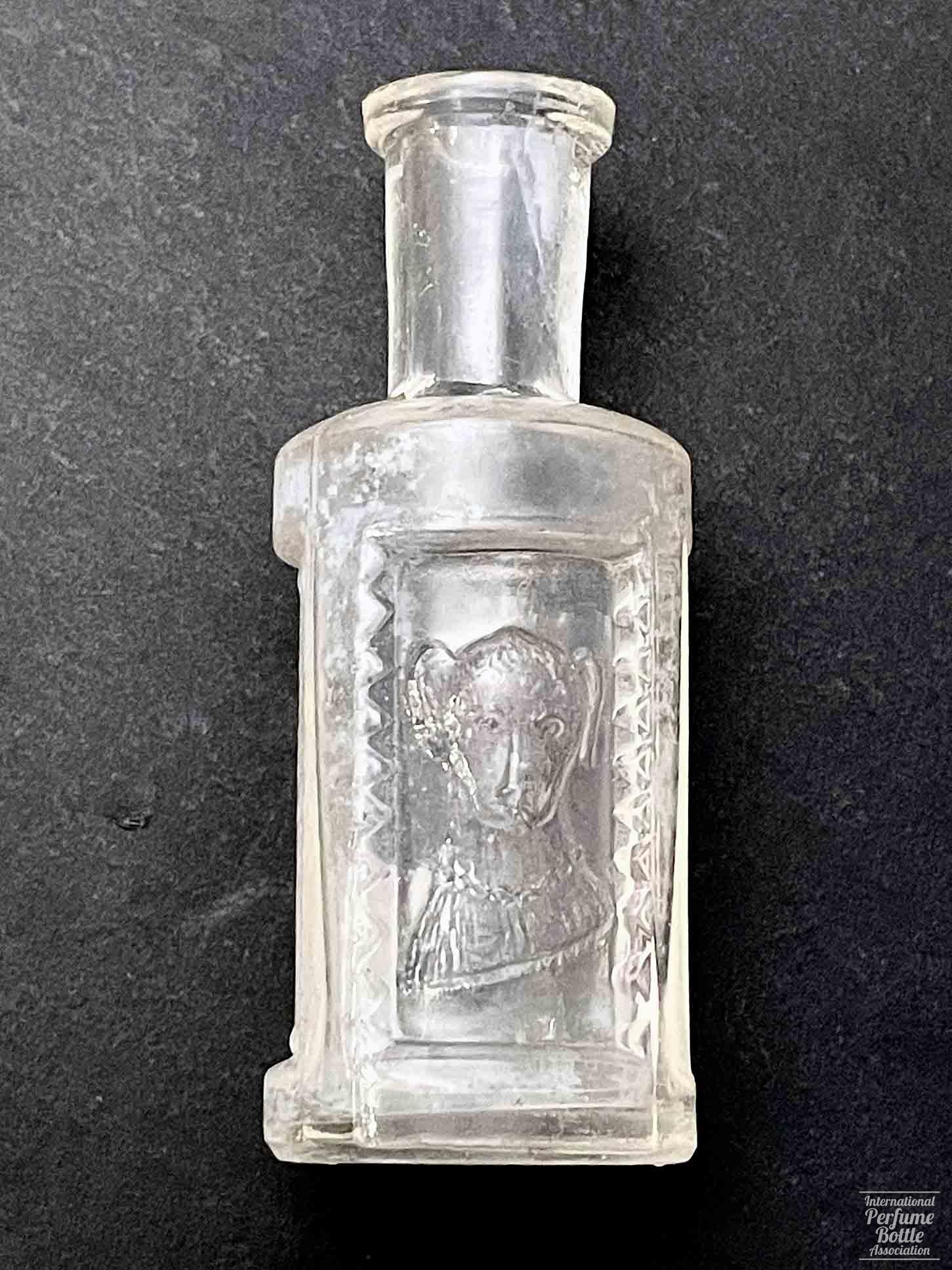 Bottle With Dog Plate Mould by Whitall-Tatum