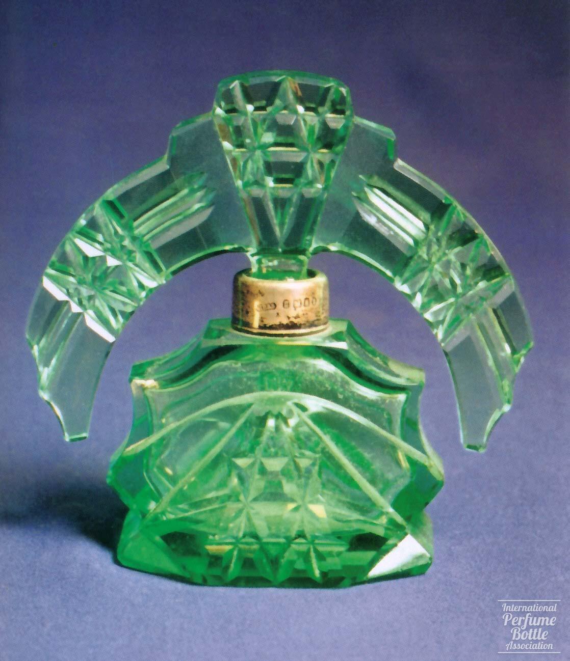 Green Czech With Tiara Stopper