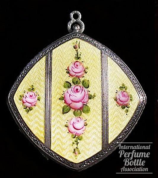 Yellow Compact With Roses by Finberg