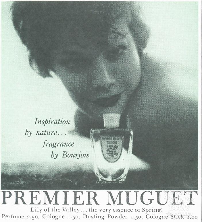 "Premier Muguet" by Bourjois Advertisement - 1959