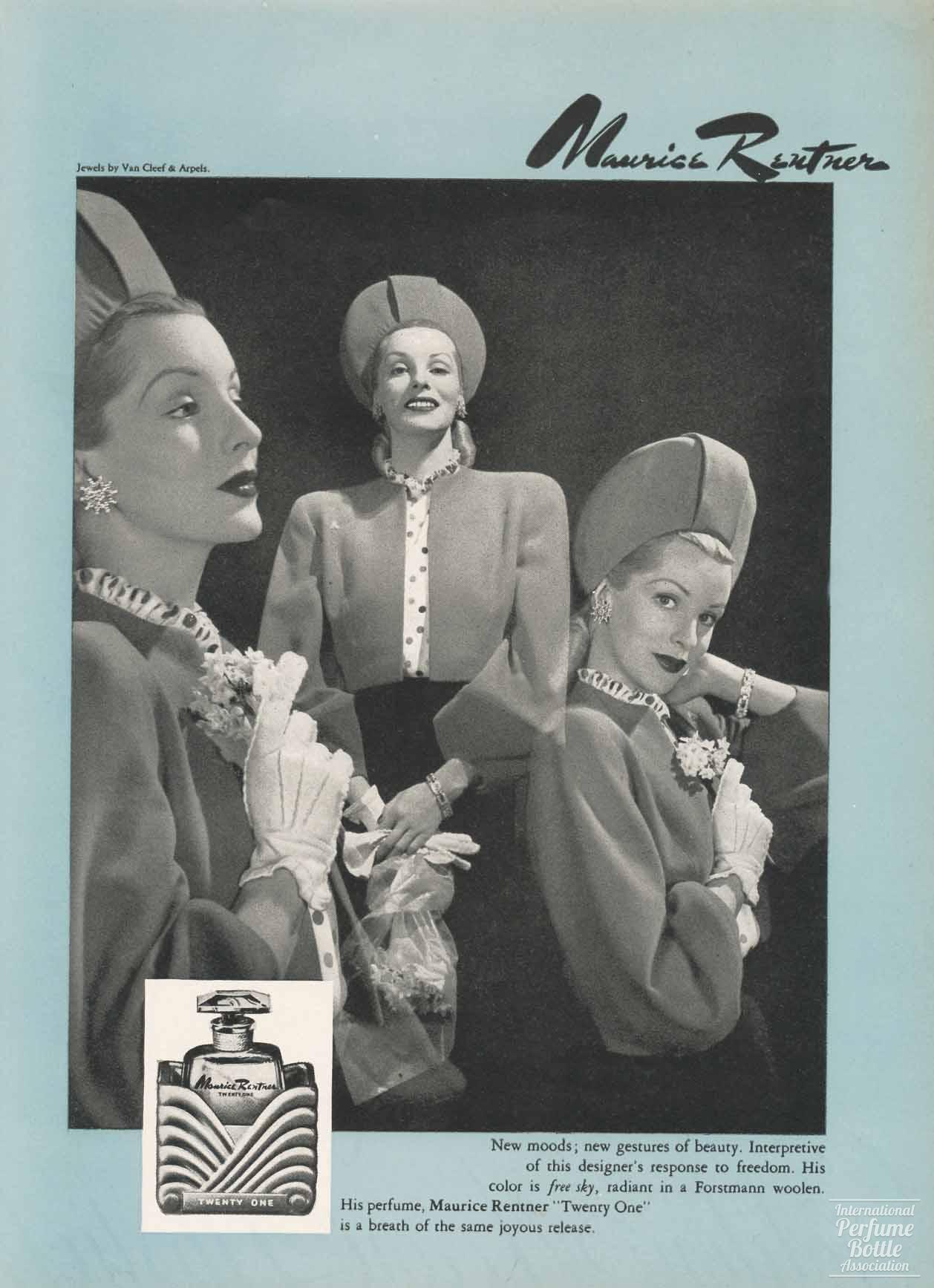 "Twenty One" by Maurice Rentner Advertisement - 1946