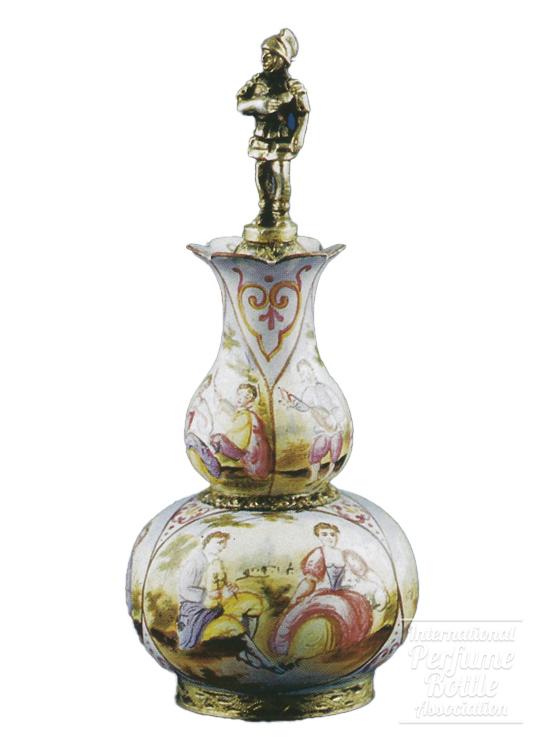 Viennese Enamel Scent Bottle