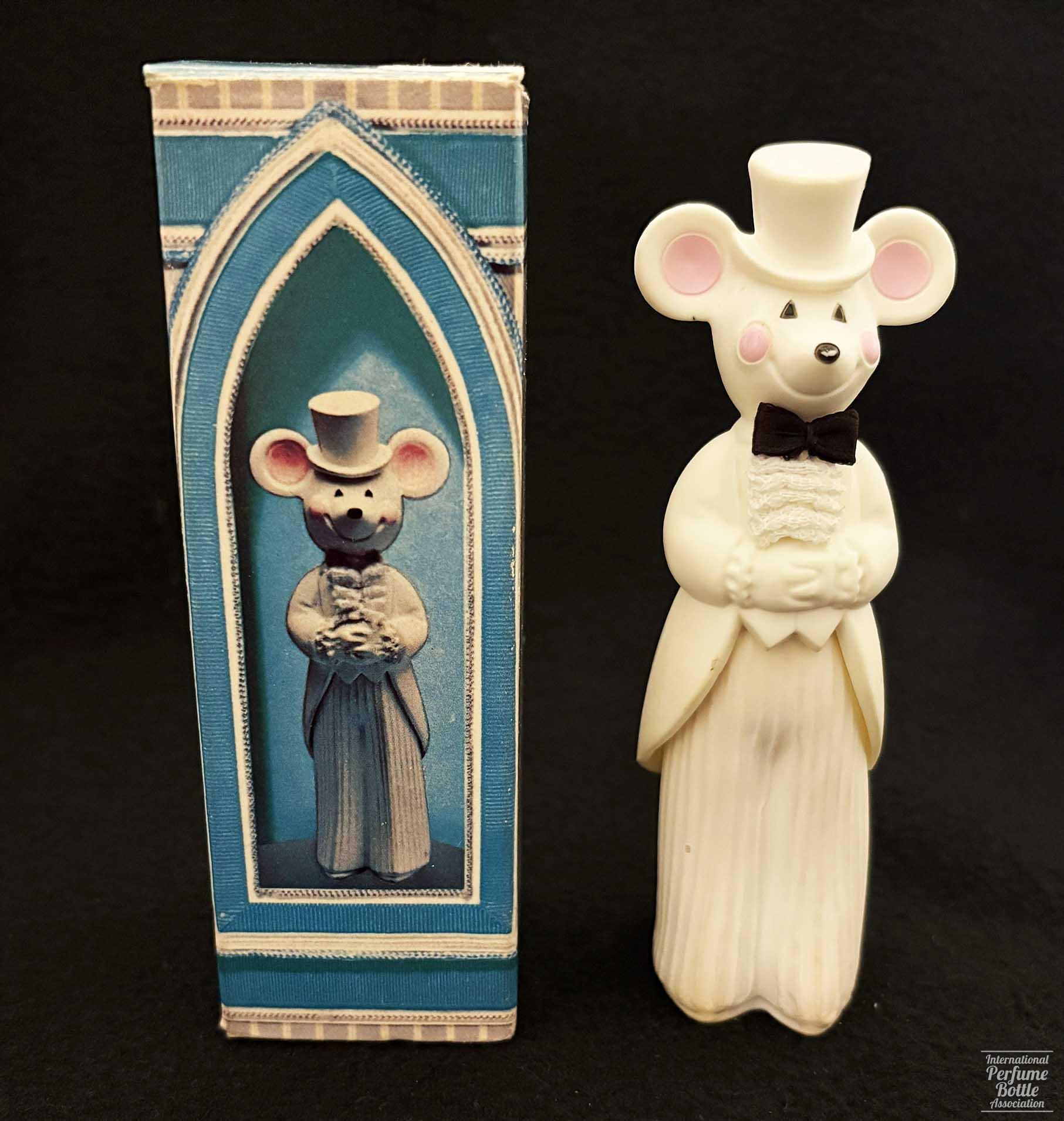 "Church Mouse Groom" Decanter by Avon