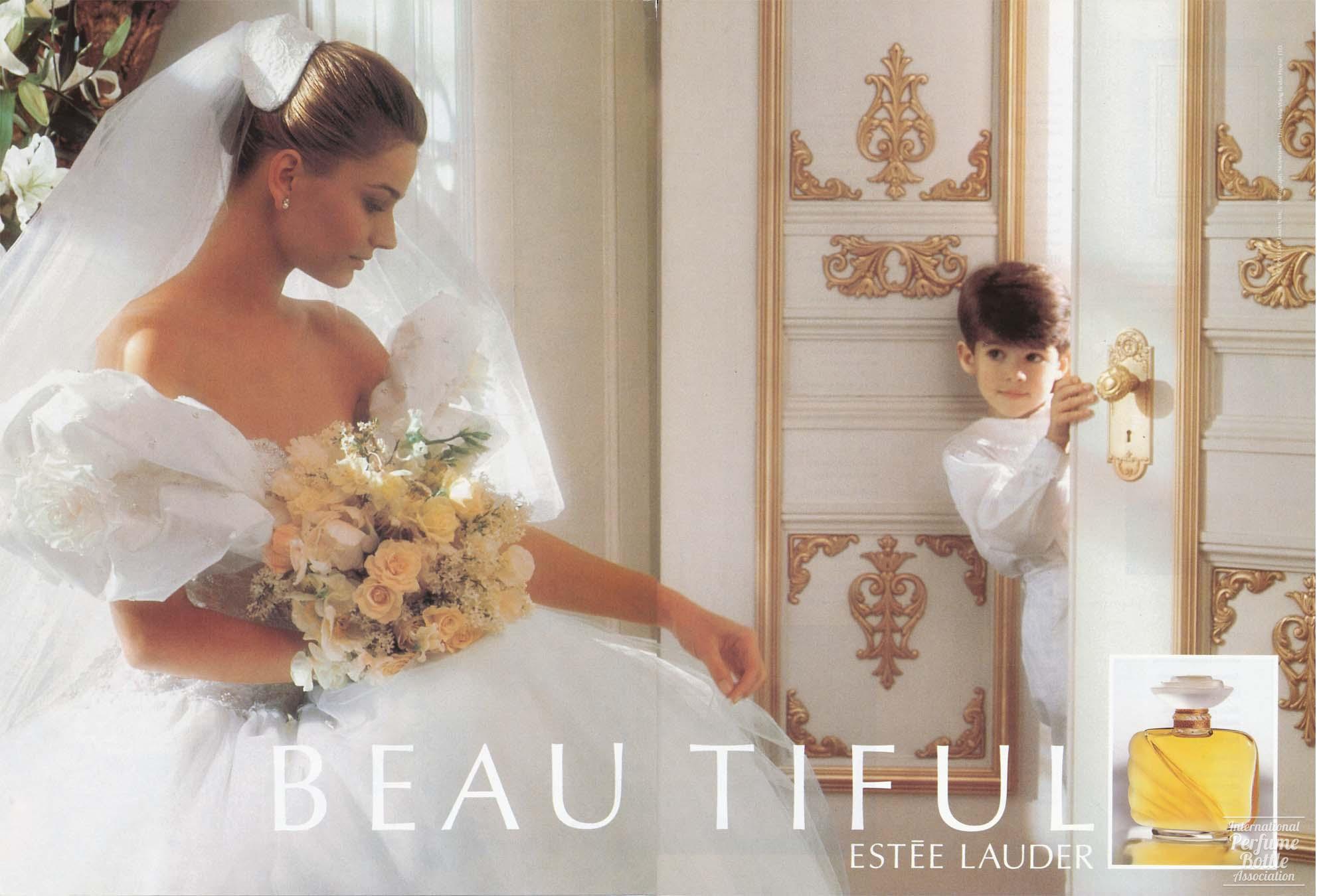 "Beautiful" by Estée Lauder Advertisement - 1996