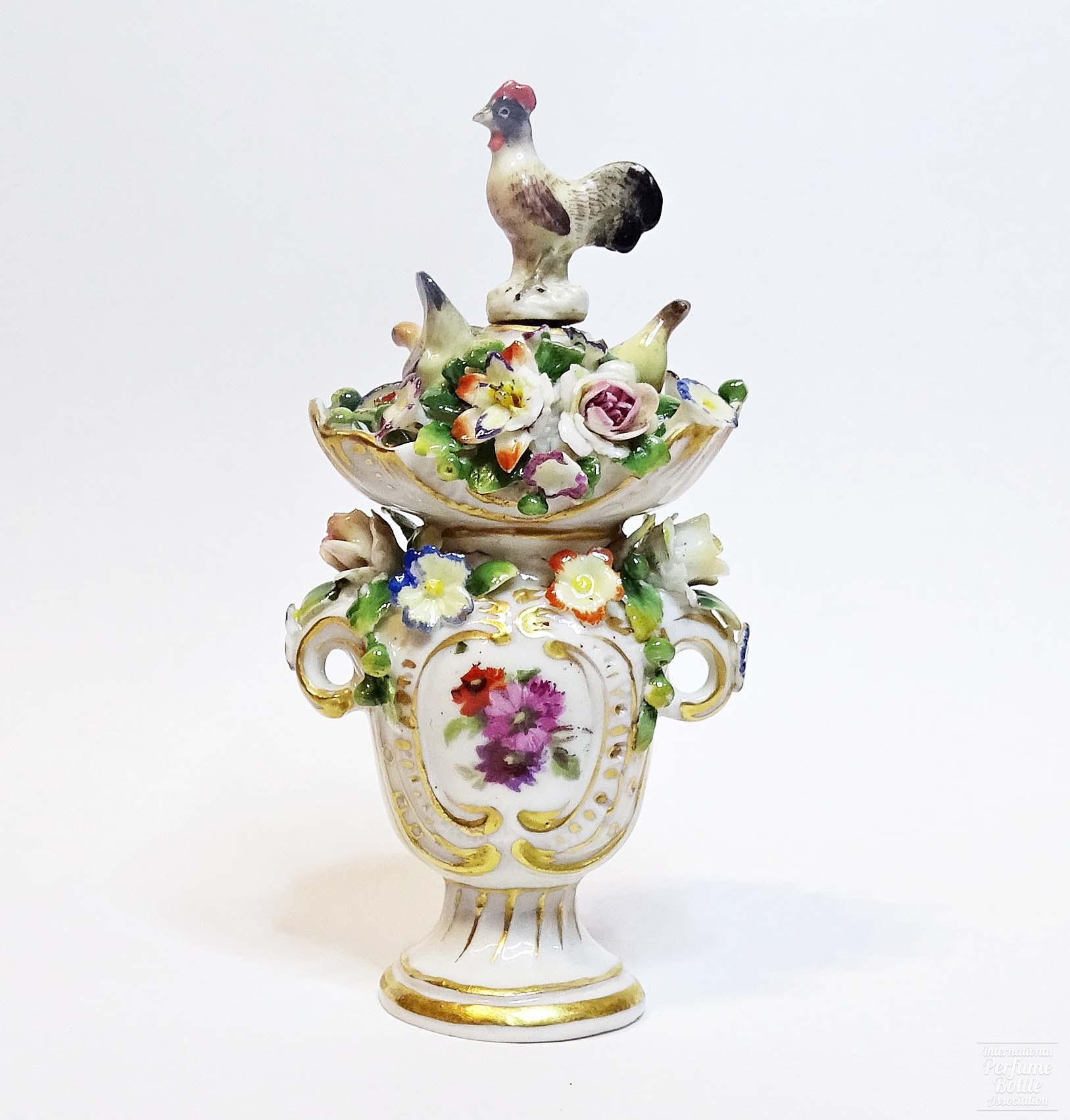 Scent Bottle With Rooster Stopper