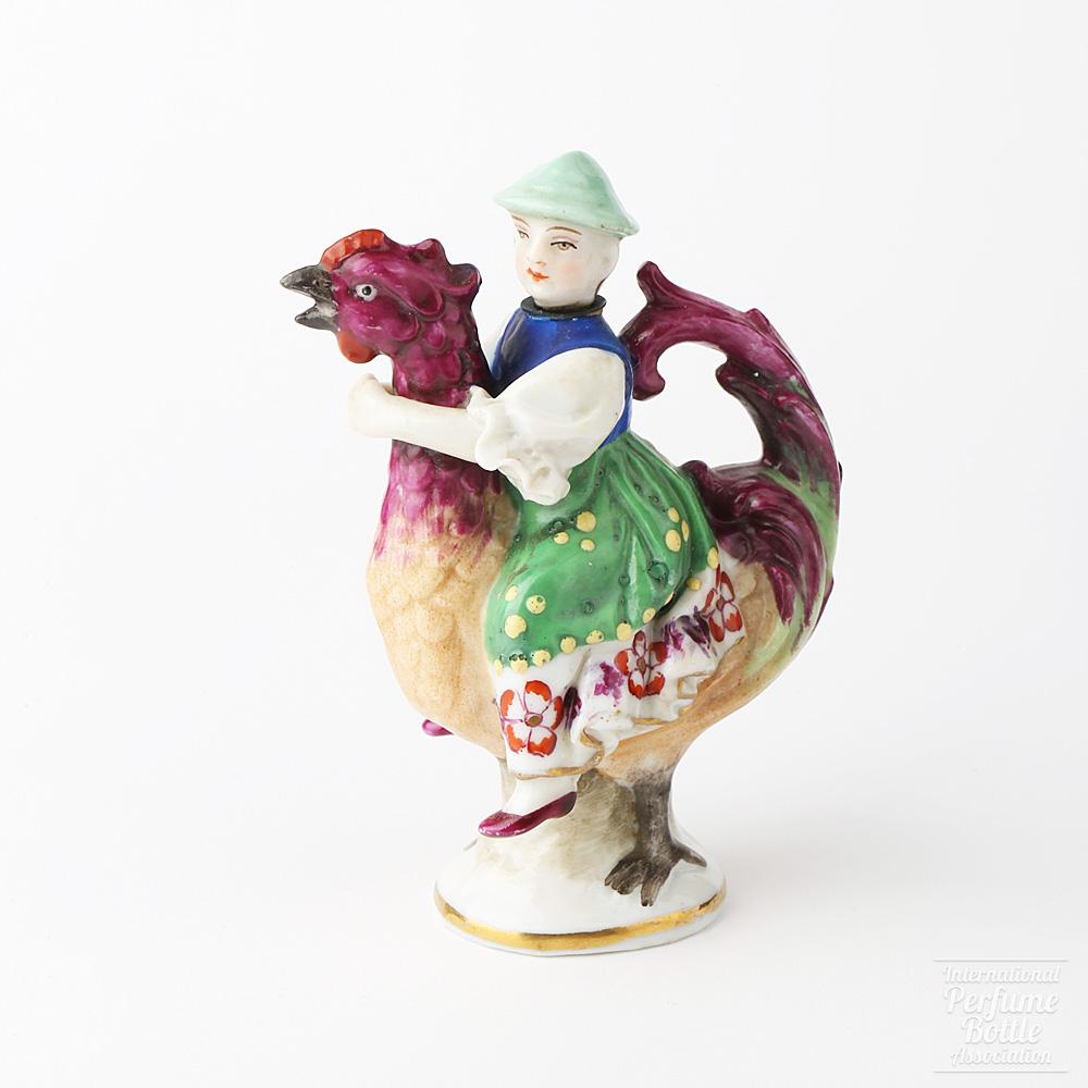 Girl Riding Rooster