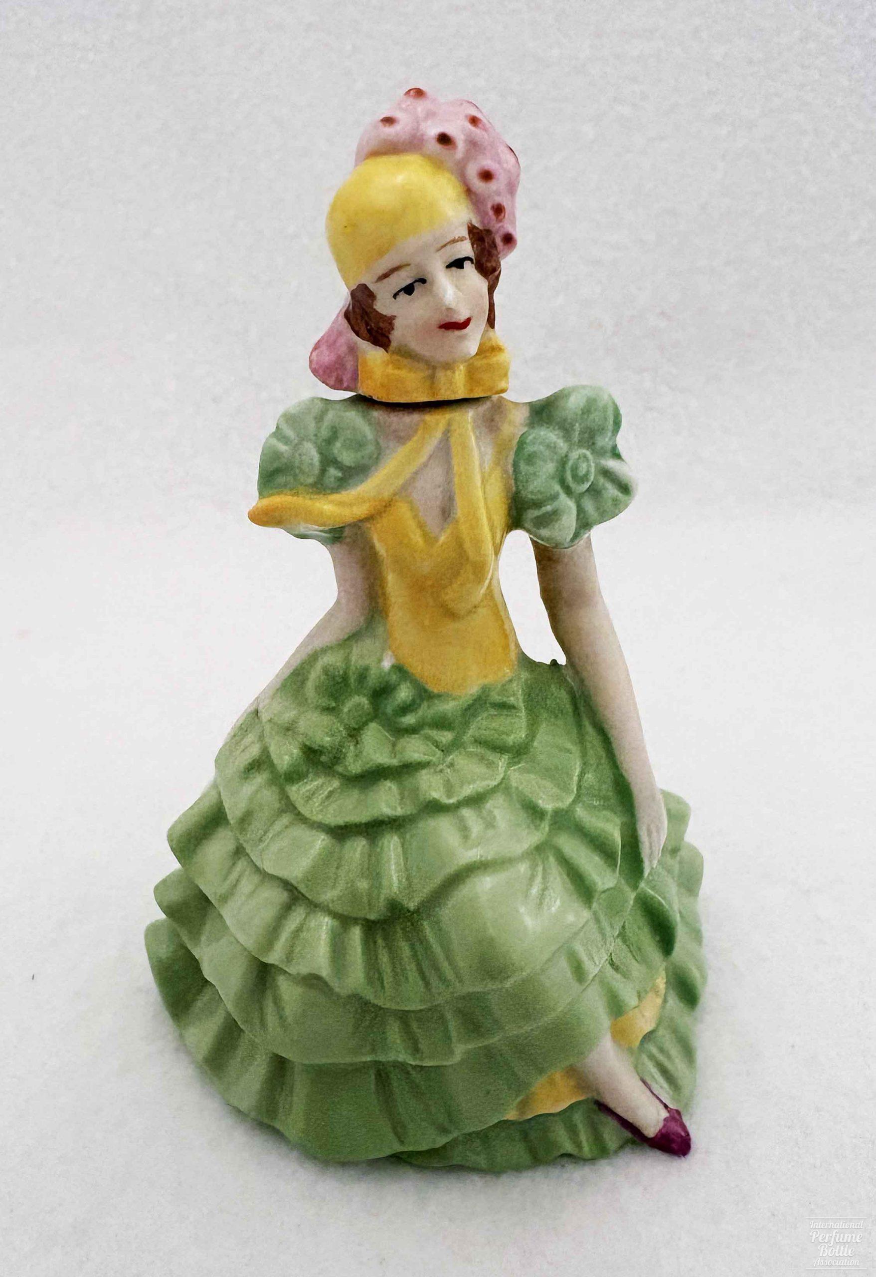 Lady in Green Ruffled Dress Conta & Boehme