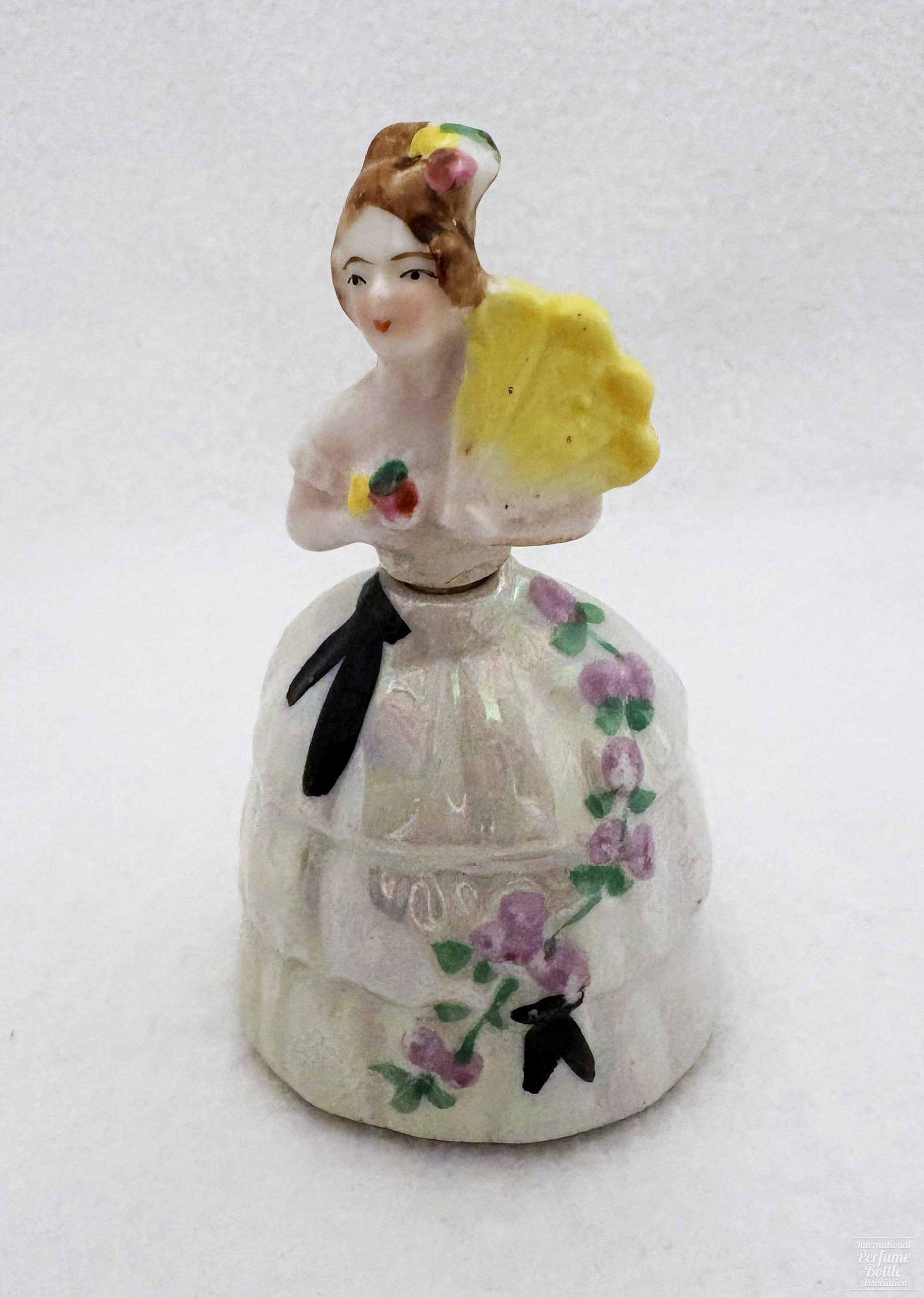 Lady With Yellow Feathered Fan